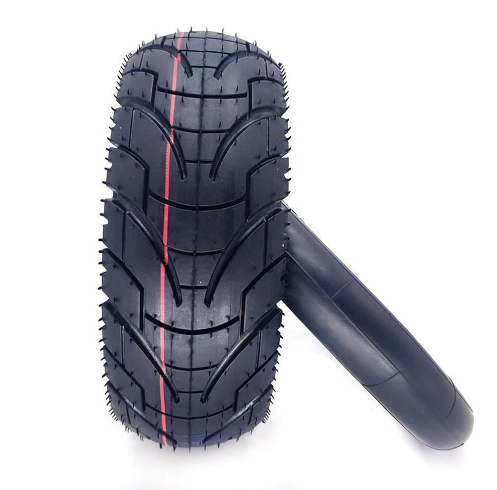 80/65 6 TUOVT Widened Pneumatic Tire Inflatable Tyre for VSETT 10+ ZERO 10X Kaabo Mantis Inokim OX 10 Inch Electric Scooter