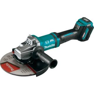 Makita 40V Max XGT Brushless Cordless 79 in. Paddle Switch Angle Grinder with Electric Brake AWS (Tool Only) GAG10Z