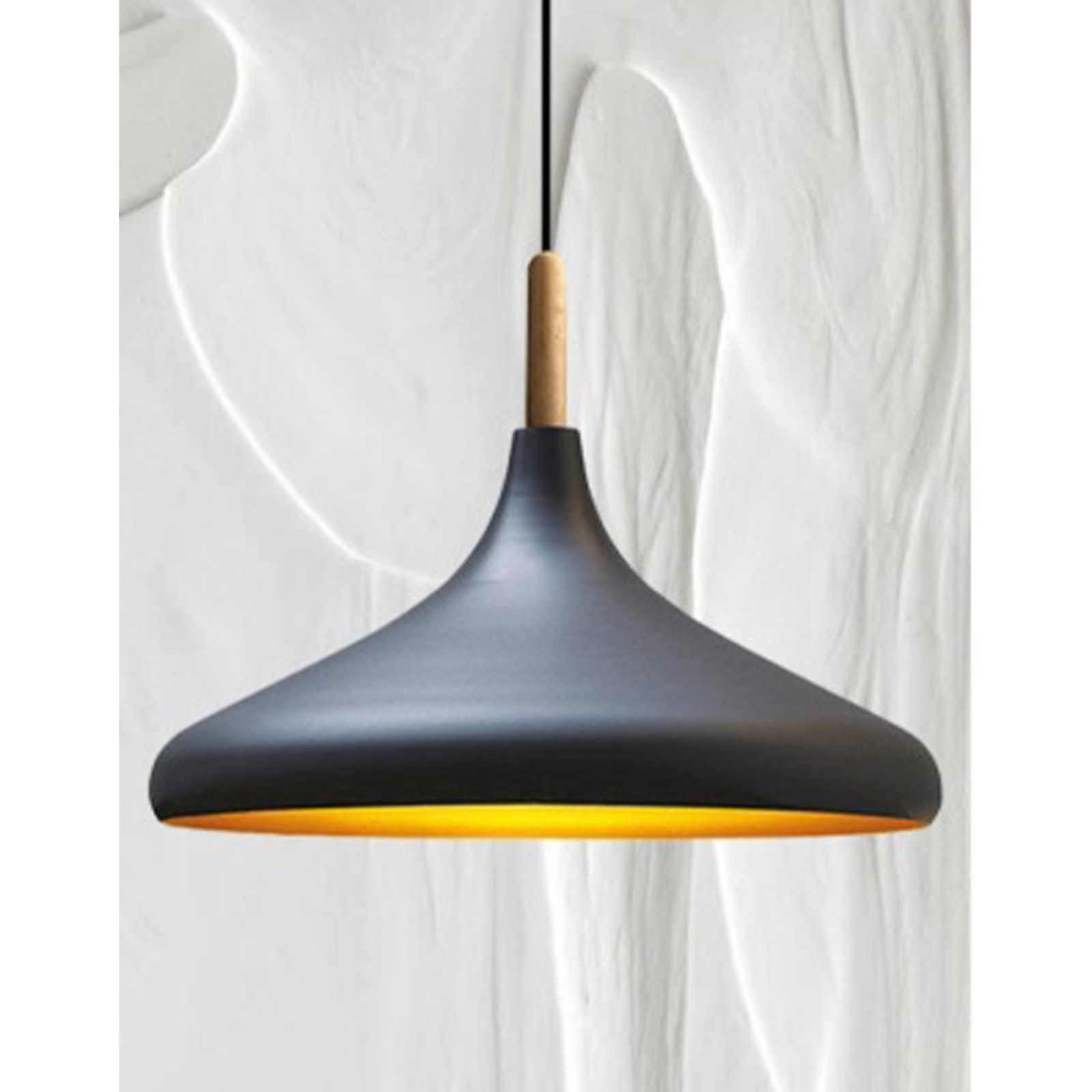 Pendant lamp i champion i wood Ø35 cm metal e27 hanging lamp