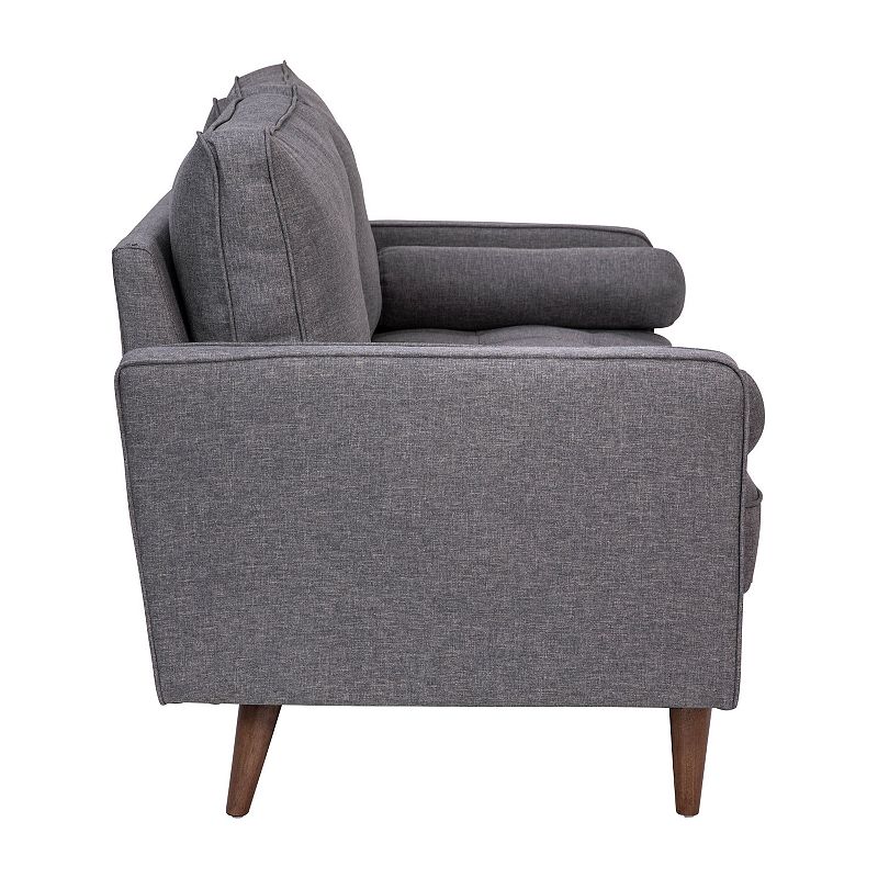 Flash Furniture Hudson Mid-Century Modern Loveseat Sofa