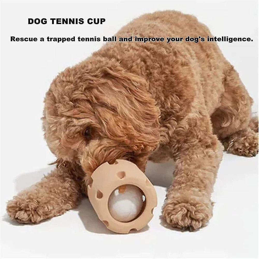 Tennis Tumble Puzzle Toy Creative Training Interactive Chew Toys Dog Squeaky Toy