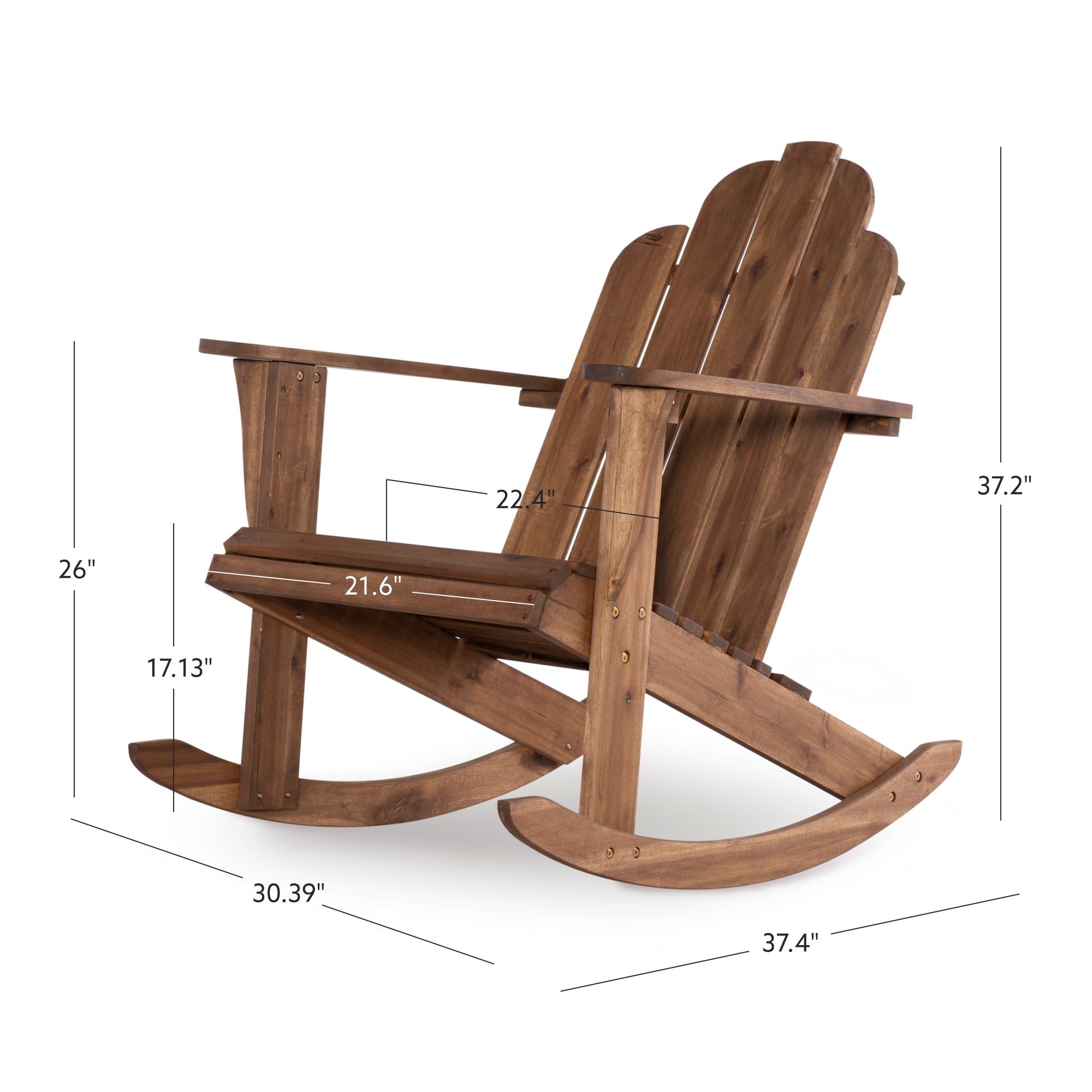 Acorn Adirondack Rocker