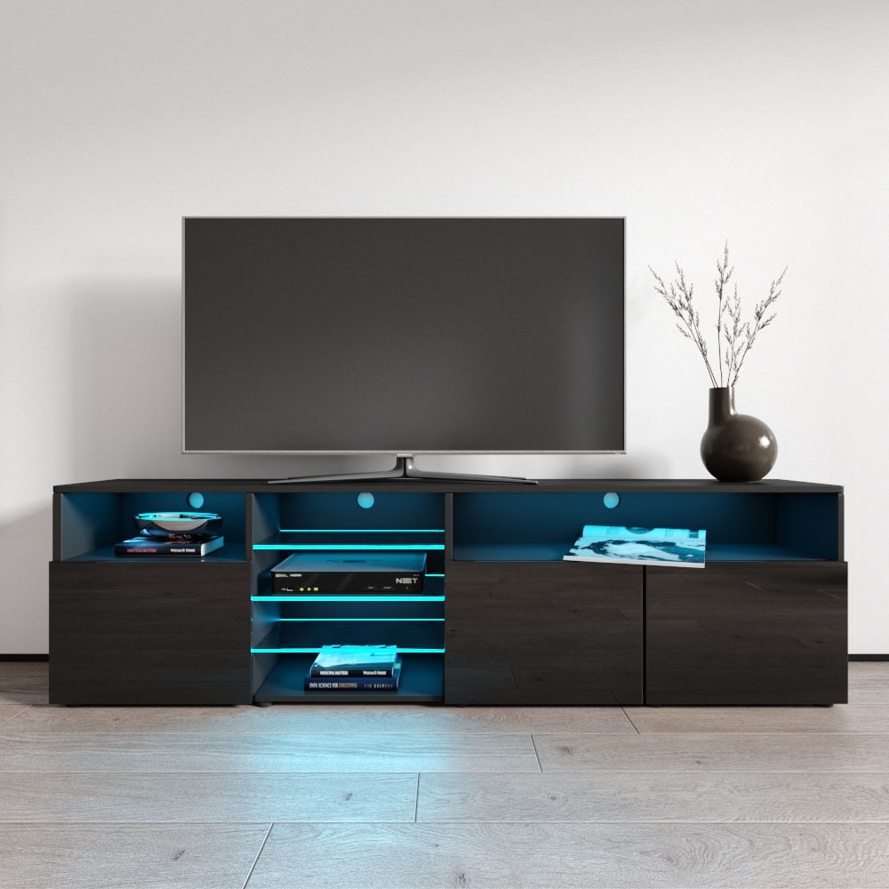 Roma 79 inch Wide Glossy TV Stand