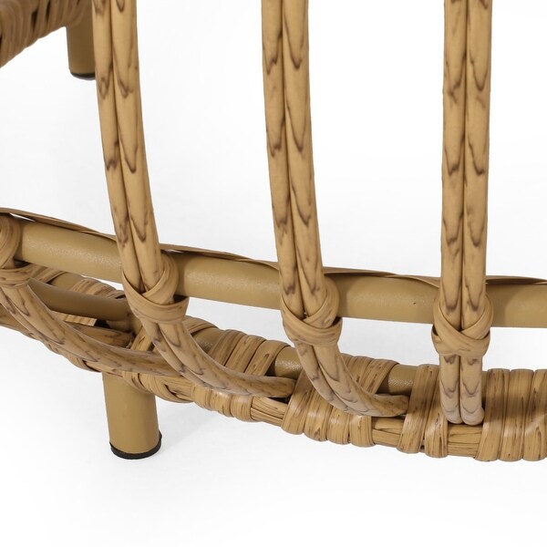 Rattan WOVEN SIDE TABLE