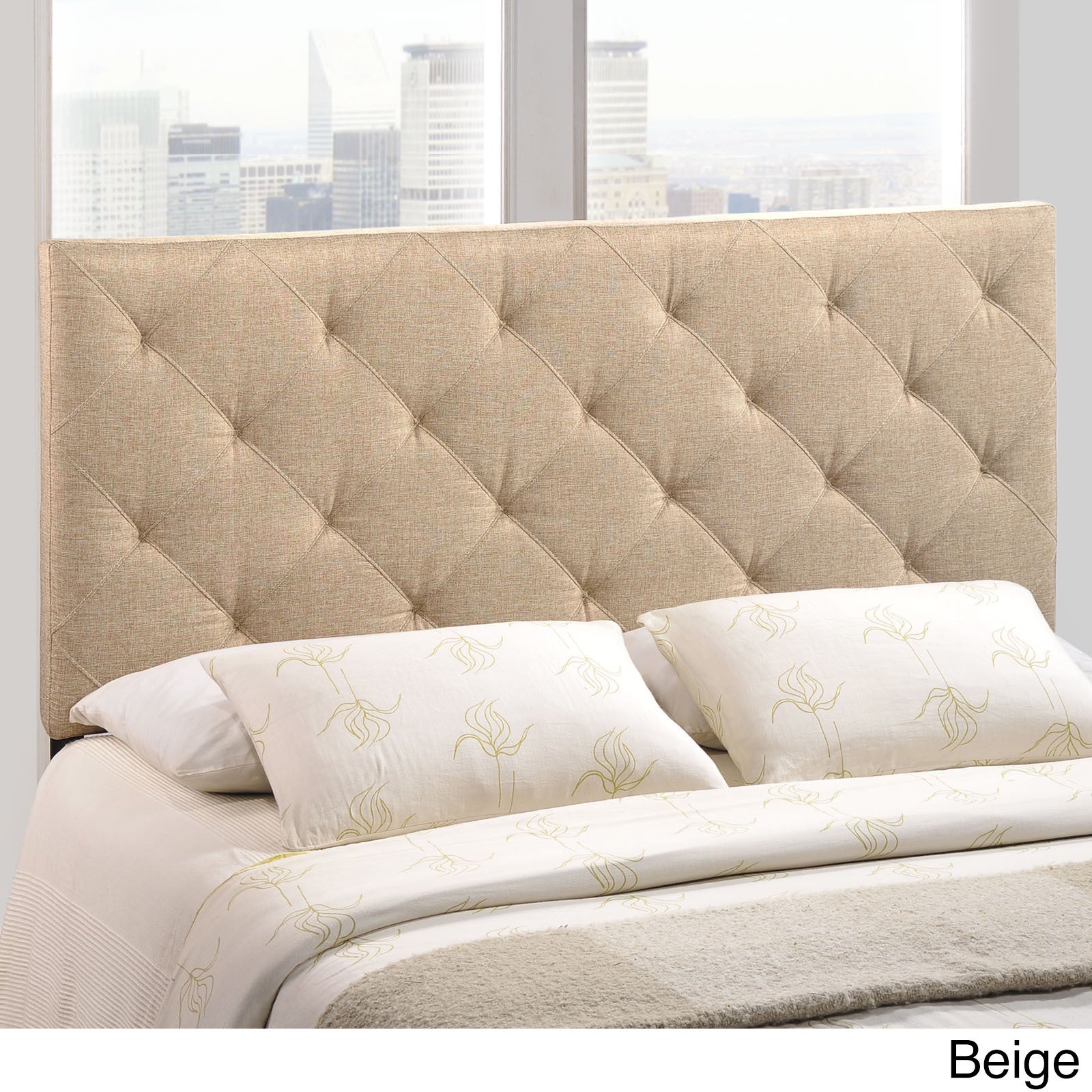 Theodore Queen Linen Tufted Headboard - - 8676957