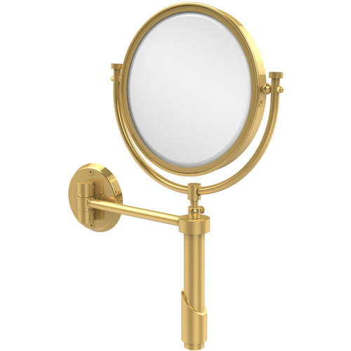 Tribecca Collection Wall-Mounted Make-Up Mirror, 8" Diameter with 3x Magnification (Build to Order)