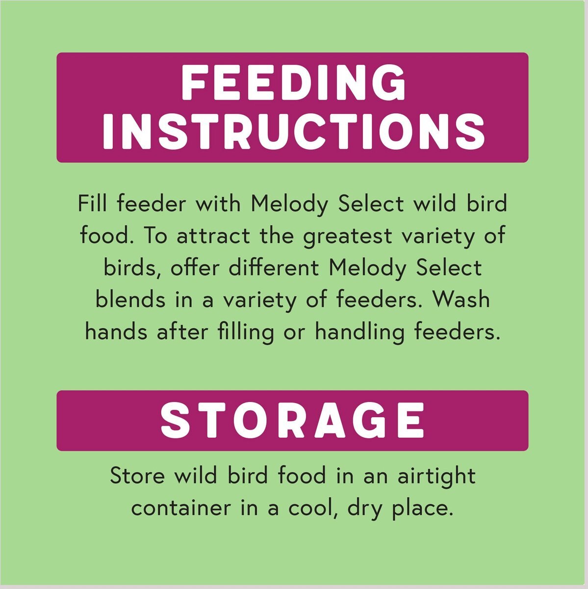 Melody Select Waste Free Nut and Fruit Bird Food