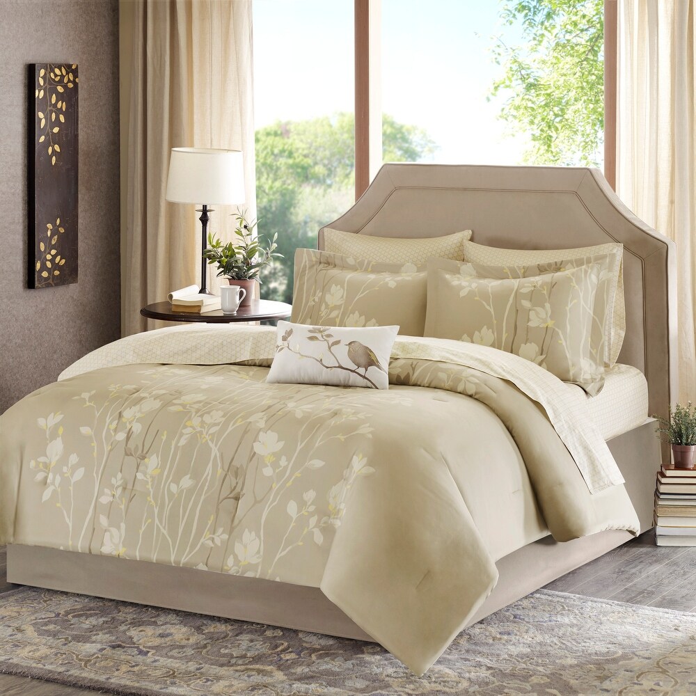 Madison Park Essentials Sonora Comforter Set with Cotton Bed Sheets