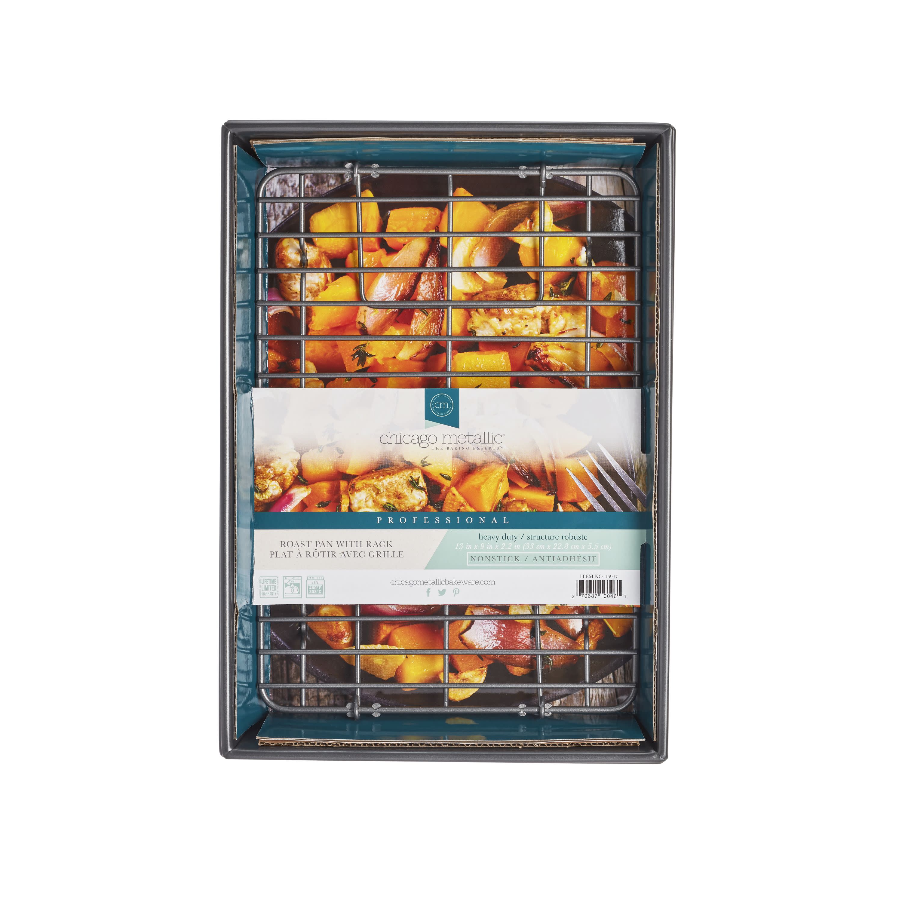 Chicago Metallic Professional Roast Broil with Rack