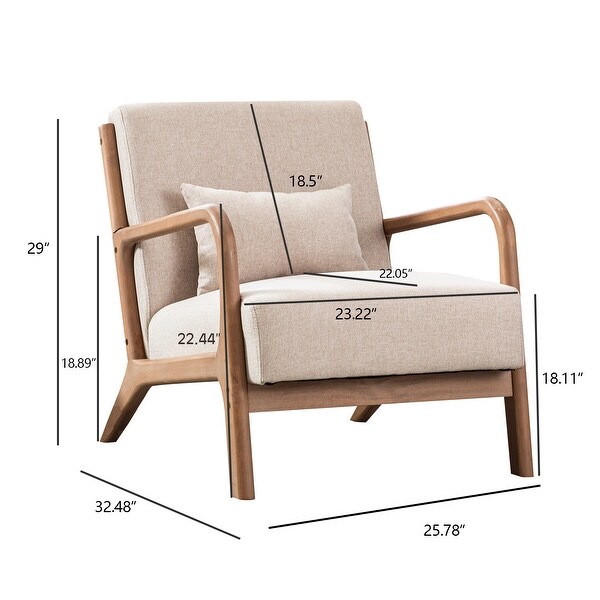 Aston Modern Solid wood Accent Chair