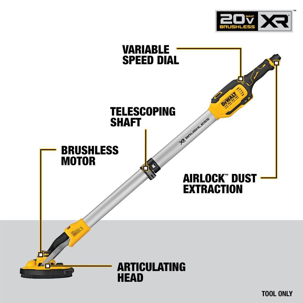 DEWALT 20V MAX Cordless Drywall Sander DCE800B from DEWALT