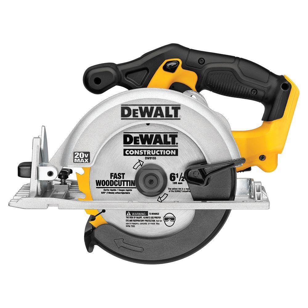 DW 20V MAX Cordless 6.5 in. Sidewinder Style Circular Saw (Tool Only) DCS391B