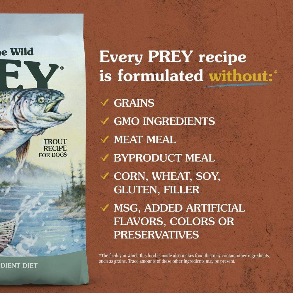 Taste Of The Wild Grain Free Prey Limited Ingredient Trout Dry Dog Foo