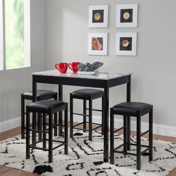 Speakeasy Backless 25-inch Counter Stools (Set of 2)