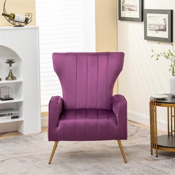 Kaleigh 27.56W Velvet Sofa Chair