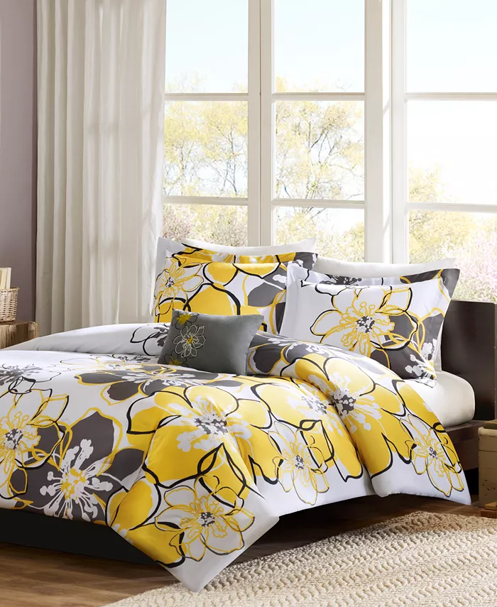 Mi Zone Allison 3-Pc. Duvet Cover Set， Twin Twin XL