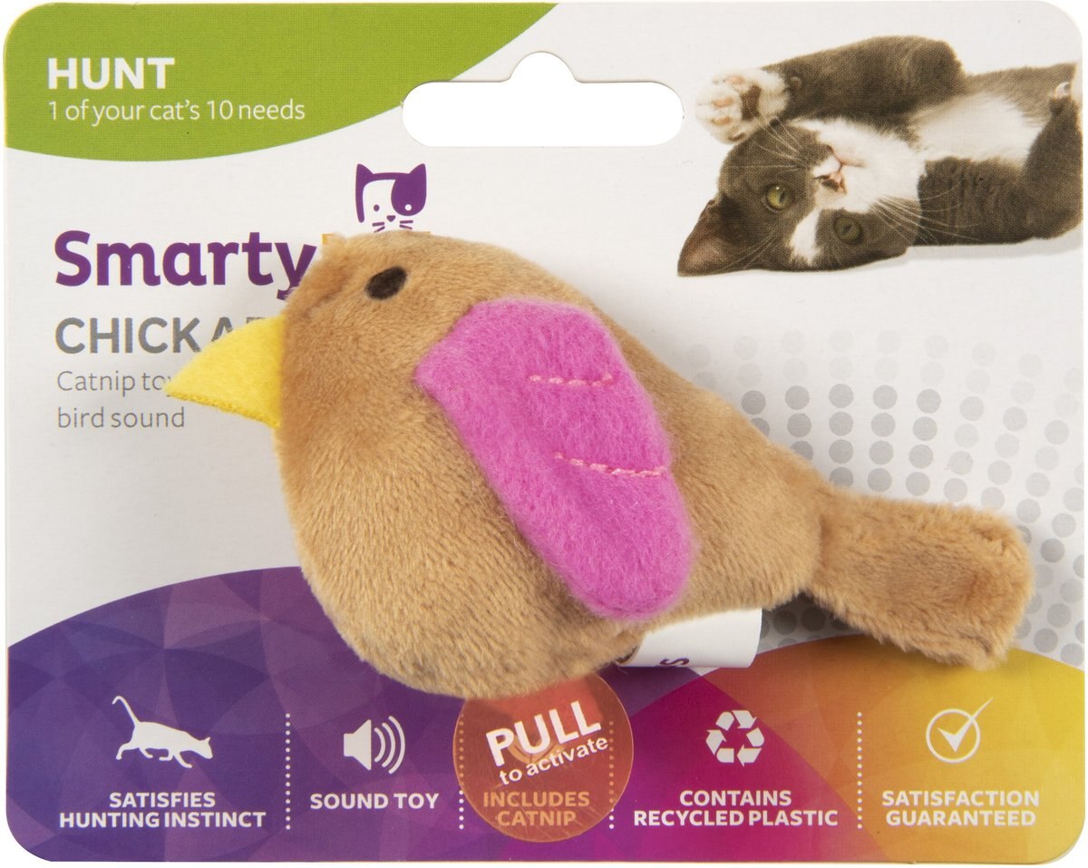 SmartyKat Chickadee Chirp Electronic Bird-Sound Cat Toy