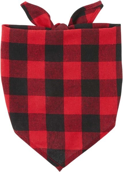 Red Buffalo Plaid Dog and Cat Bandana