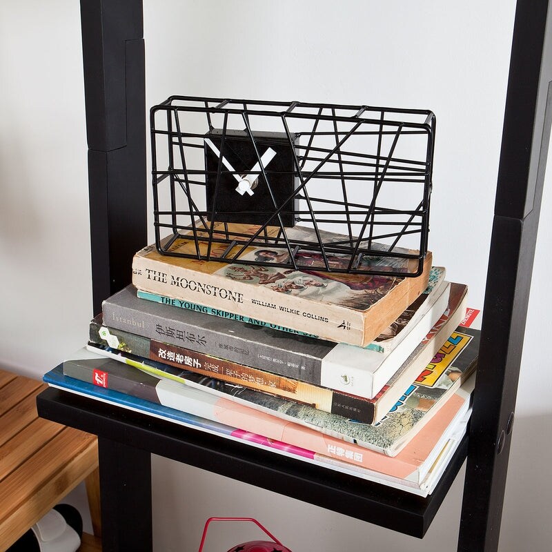 SoBuy FRG15 SCH  4 Tiers Wall Shelf Ladder Shelf Stand Shelf Bookcase