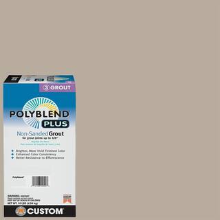 Custom Building Products Polyblend Plus #386 Oyster Gray 10 lb. Unsanded Grout PBPG38610