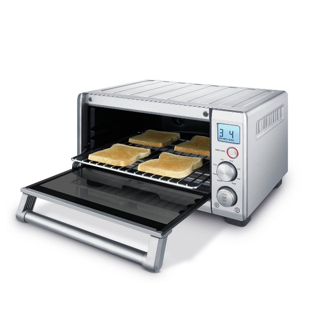 Breville 1800w Compact Smart Toaster Oven Brushed Stainless Steel Bov650xl