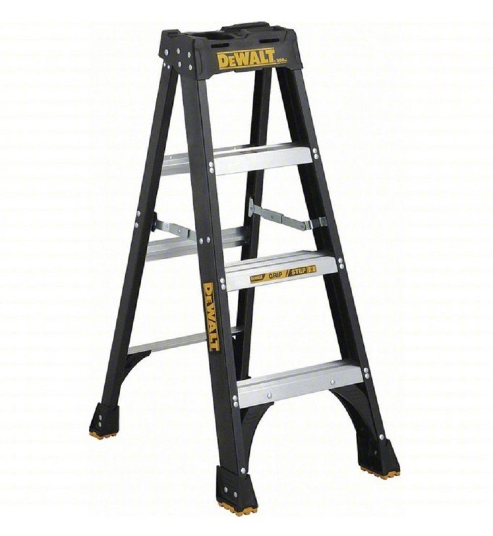 DEWALT Stepladder Type IA 300lb Rated FG 4' DXL3010-04 from DEWALT