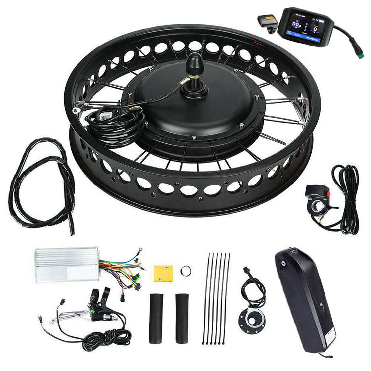 High performance E Bike Cycle Kit 250W 350W Hub Motor Kit 700C Electric Bike Conversion Kit with Battery