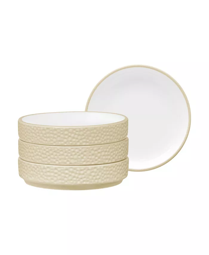 Noritake Colortex Stone Stax Mini Plates Set of 4