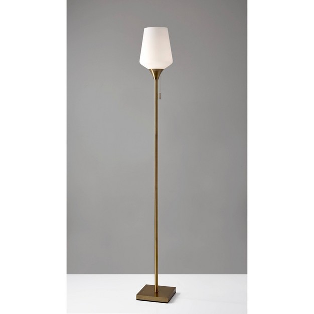 Roxy Floor Lamp Brass Adesso