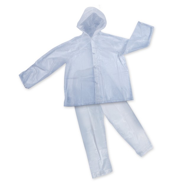 Stansport Women x27 s 3 Piece 12 Mm Thick Rainsuit Clear