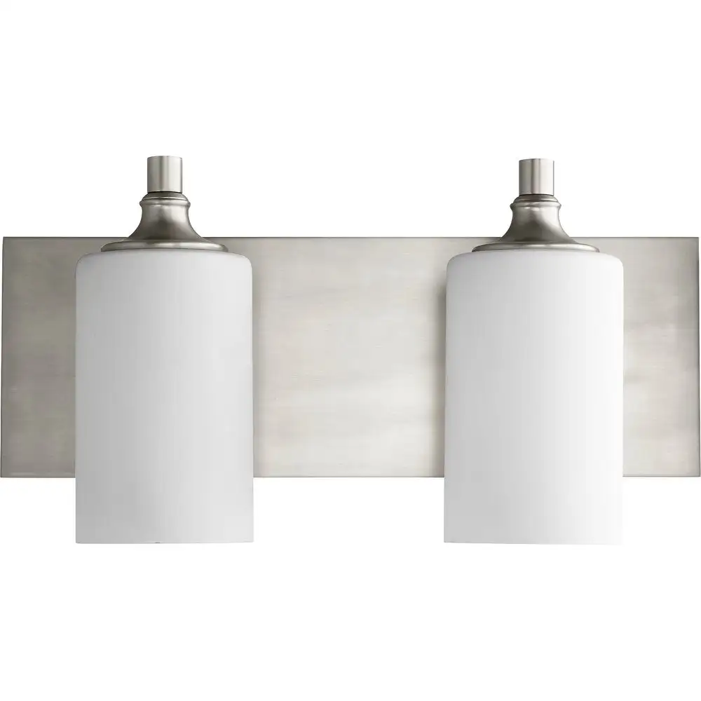 Celeste Satin Nickel 2-light Vanity Lighting