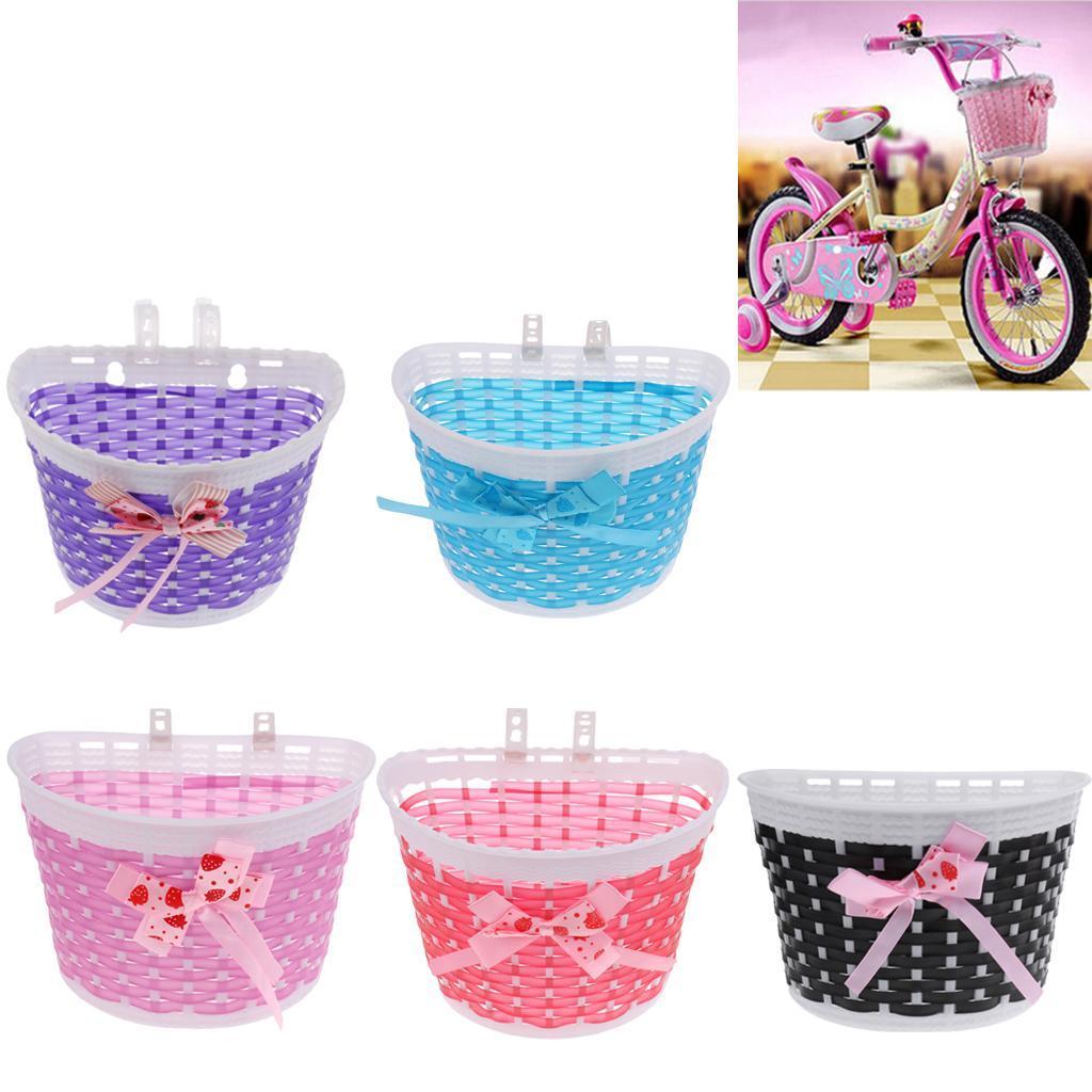 2 Pack Front Basket Child Shopping Holder Tri Handlebar Decor