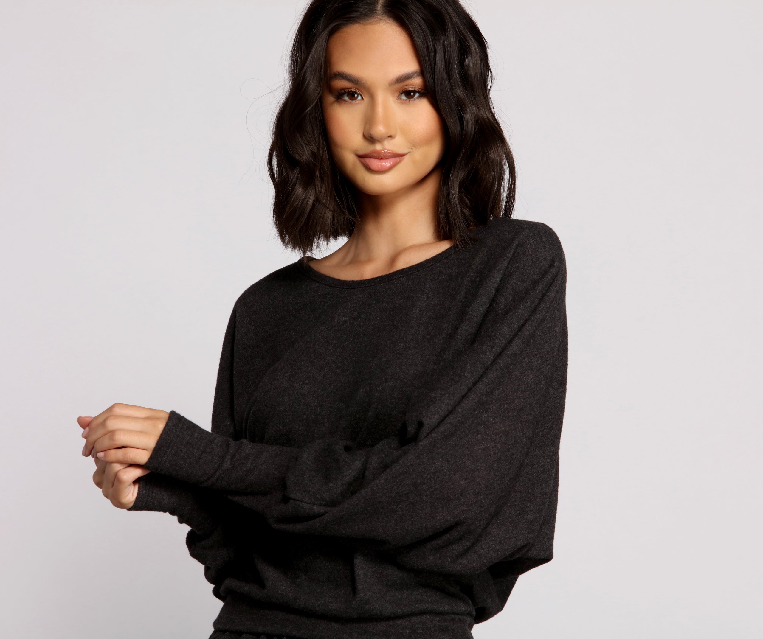 Keepin' Knit Basic Long Sleeve Top