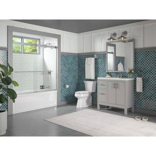 KOHLER Highline Arc The Complete Solution 2-piece 1.28 GPF Single Flush Elongated Toilet in White (Slow-Close Seat Included) K-78279-0