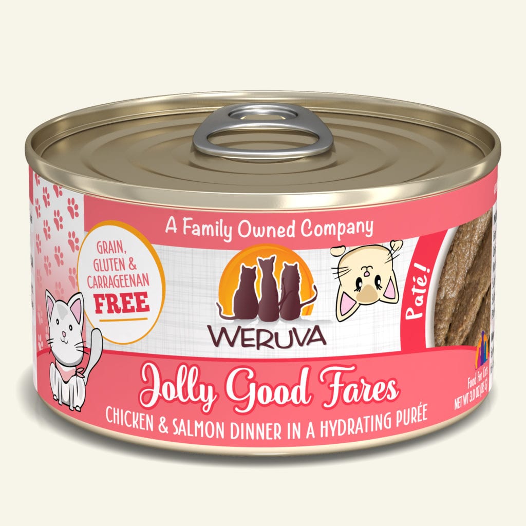 Weruva Jolly Good Fares Chicken  Salmon Pate Cat Can