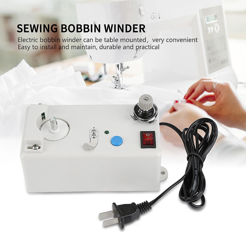 Electric Bobbin Winder Automatic Thread Sewing Machine Accessory Cn Plug 220v