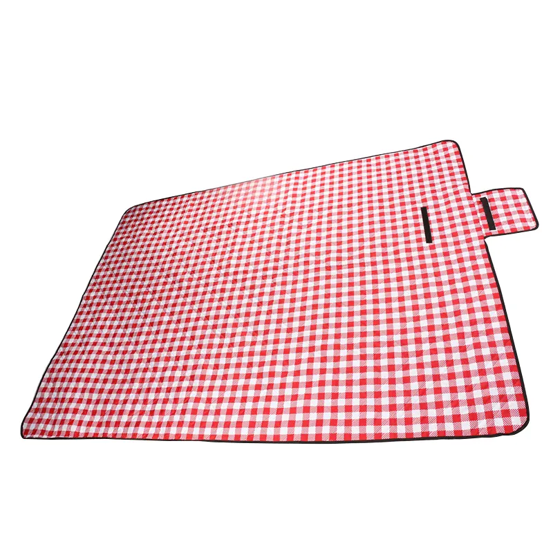 2023 Cotton Woven Premium Outdoor Blanket Waterproof Sand proof Foldable Rectangular Picnic Blanket