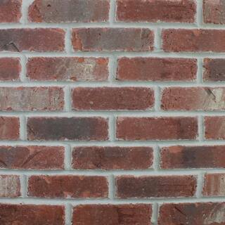 Old Mill Brick 28 in. x 12.5 in. x 0.5 in. Brickwebb Herringbone Midtown Thin Brick Sheets (Box of 5-Sheets) BWH-370058CS