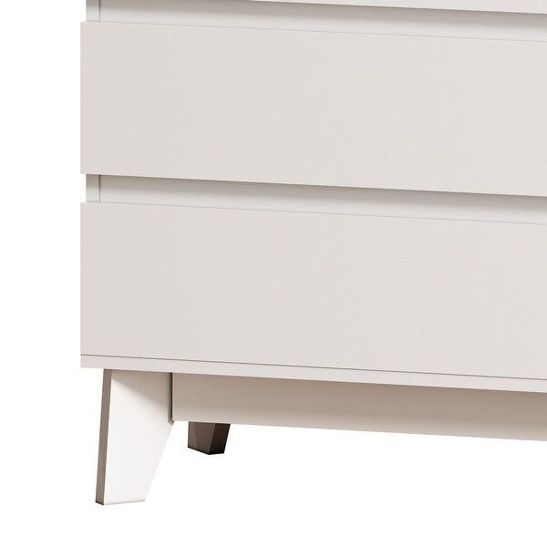 47W 8-Drawer Storage Cabinet Dresser with Decorative Finish - - 37846150