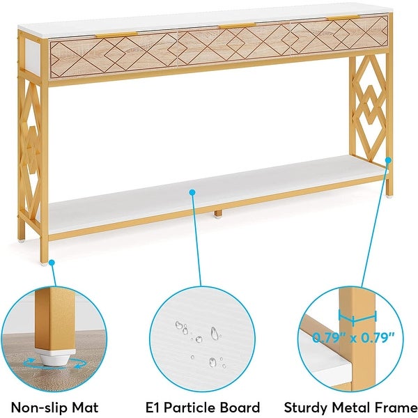 70.9 inch Extra Long Console Table Sofa Table Entryway Table for Living Room