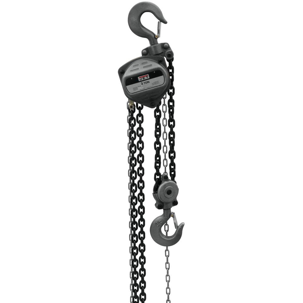 JET S90-300-50 Hand Chain Hoist 3 Ton 50' Lift 101947 from JET