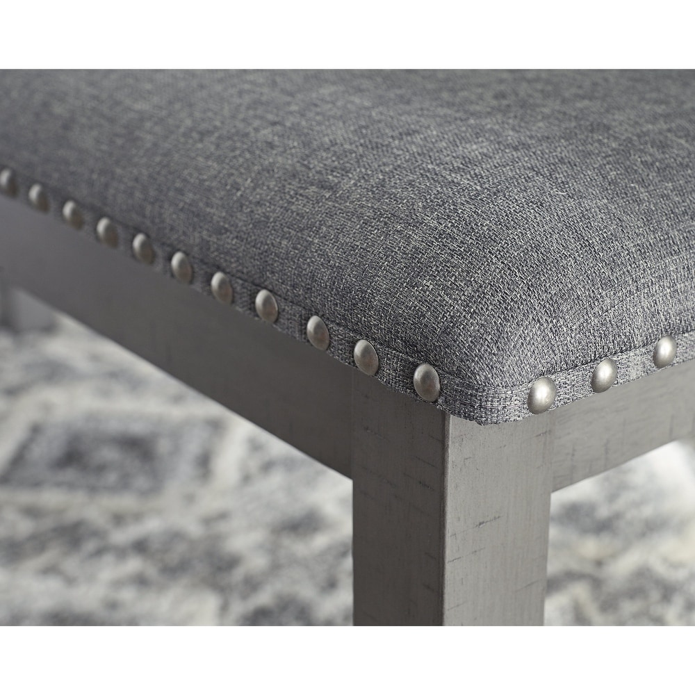 Ashley Furniture Myshanna Gray Upholstered Bench   49\