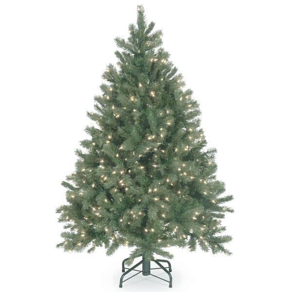 National Tree Company 4.5 ft. Downswept Douglas Blue Fir Tree with Clear Lights