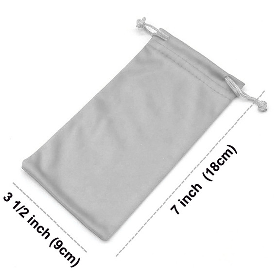 MUKA Microfiber Case Bag Pouch with Drawstring Clo...