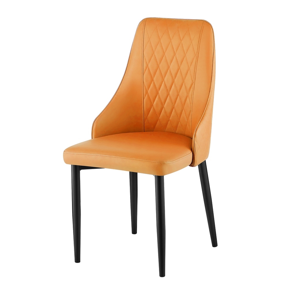 Modern PU Leather Upholstered Dining Chairs with High Back   17.72\