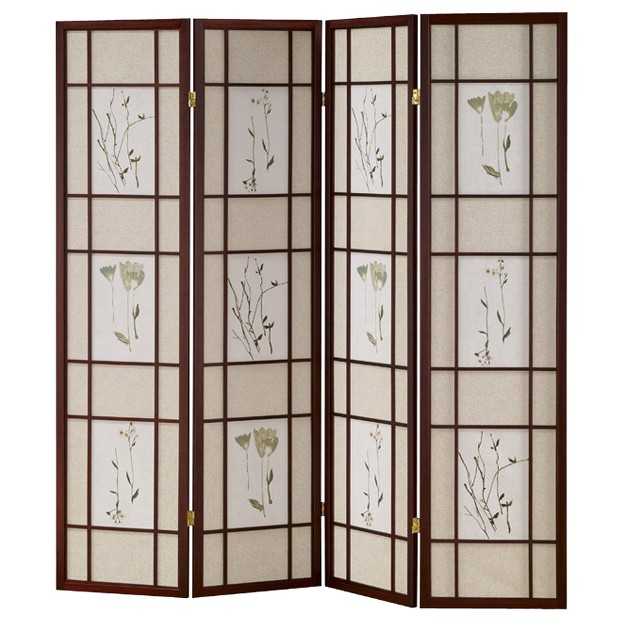 4 Panel Shoji Screen Cherry Ore International