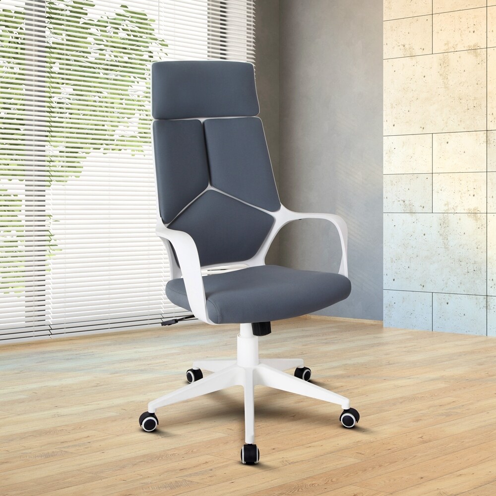 Mobili Modern Studio Office Chair  Grey/White