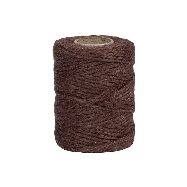 Jam Paper Kraft Twine 1 8 Inch X 54 Yards Chocolate Brown Sold Individually 67821708