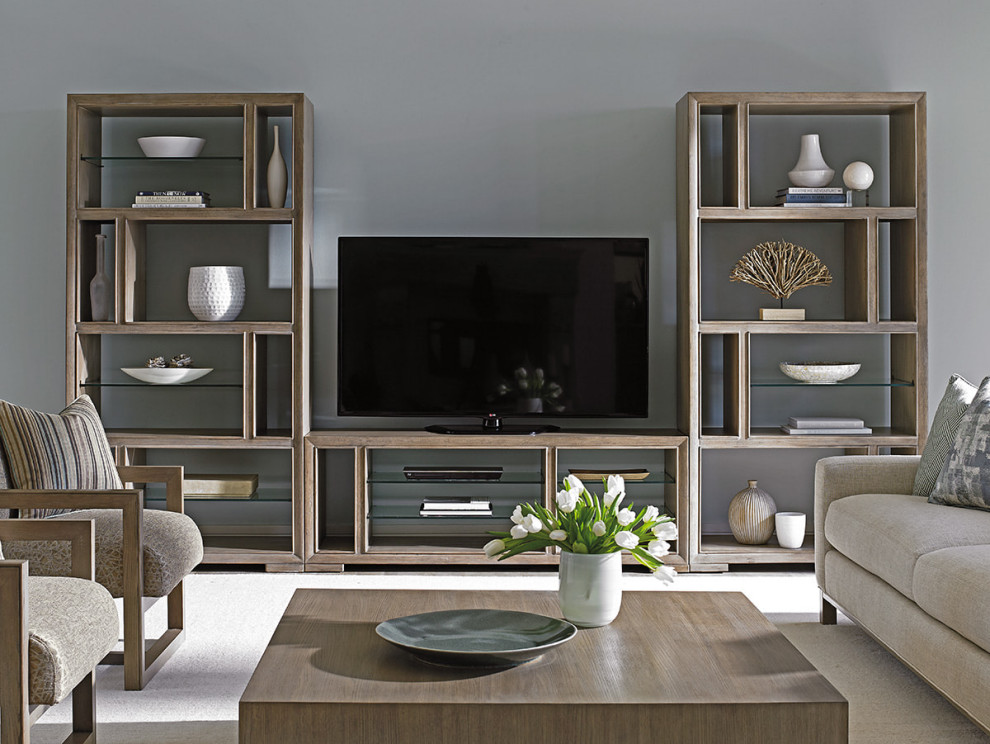 Spotlight Media Console   Transitional   Entertainment Centers And Tv Stands   by HedgeApple  Houzz