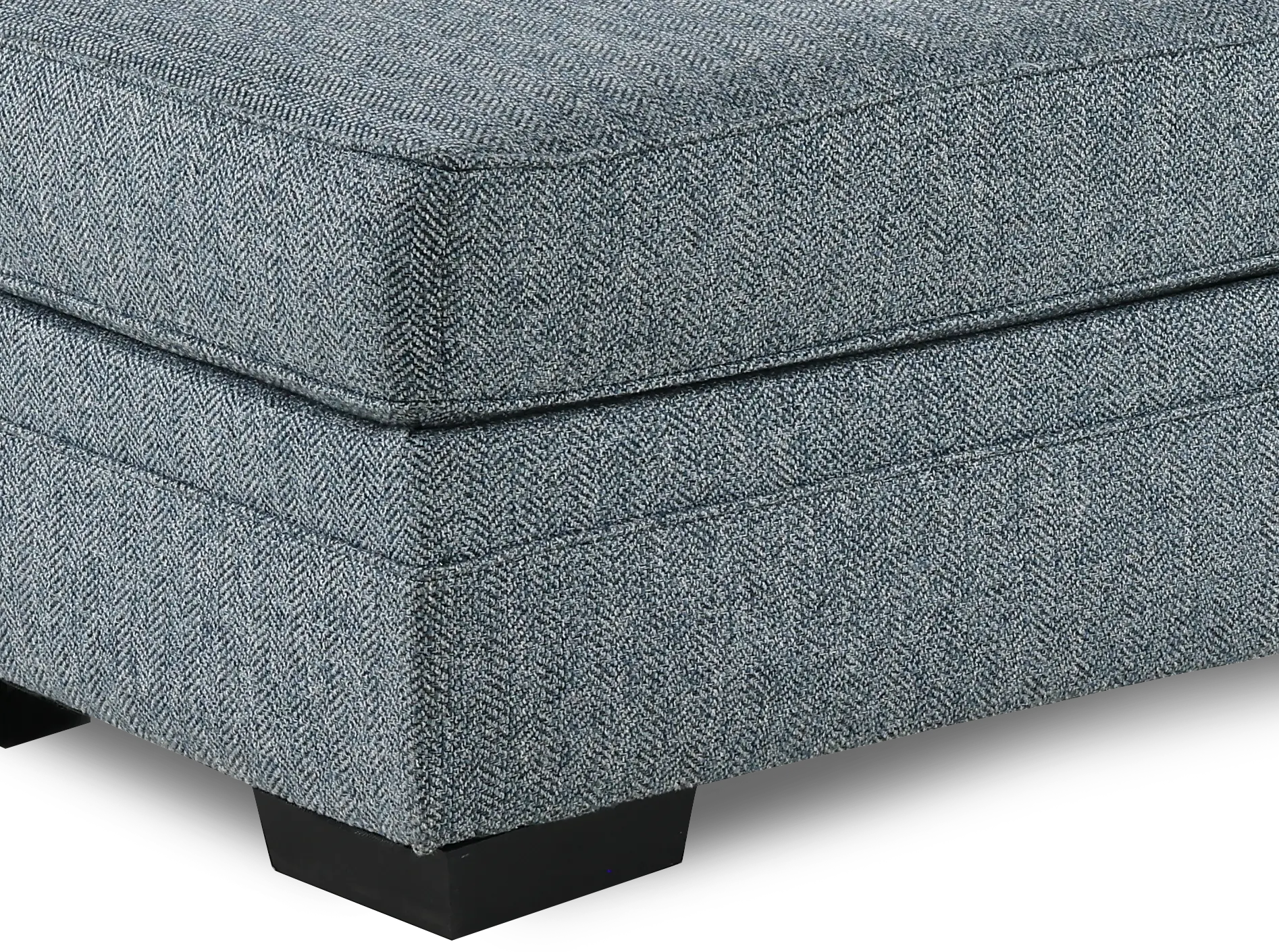 Acropolis Blue Ottoman